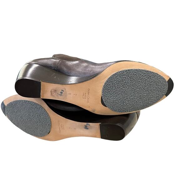 Dana Davis brown soft smooth leather uppers and sole over the ankle size 7 b - Picture 7 of 8